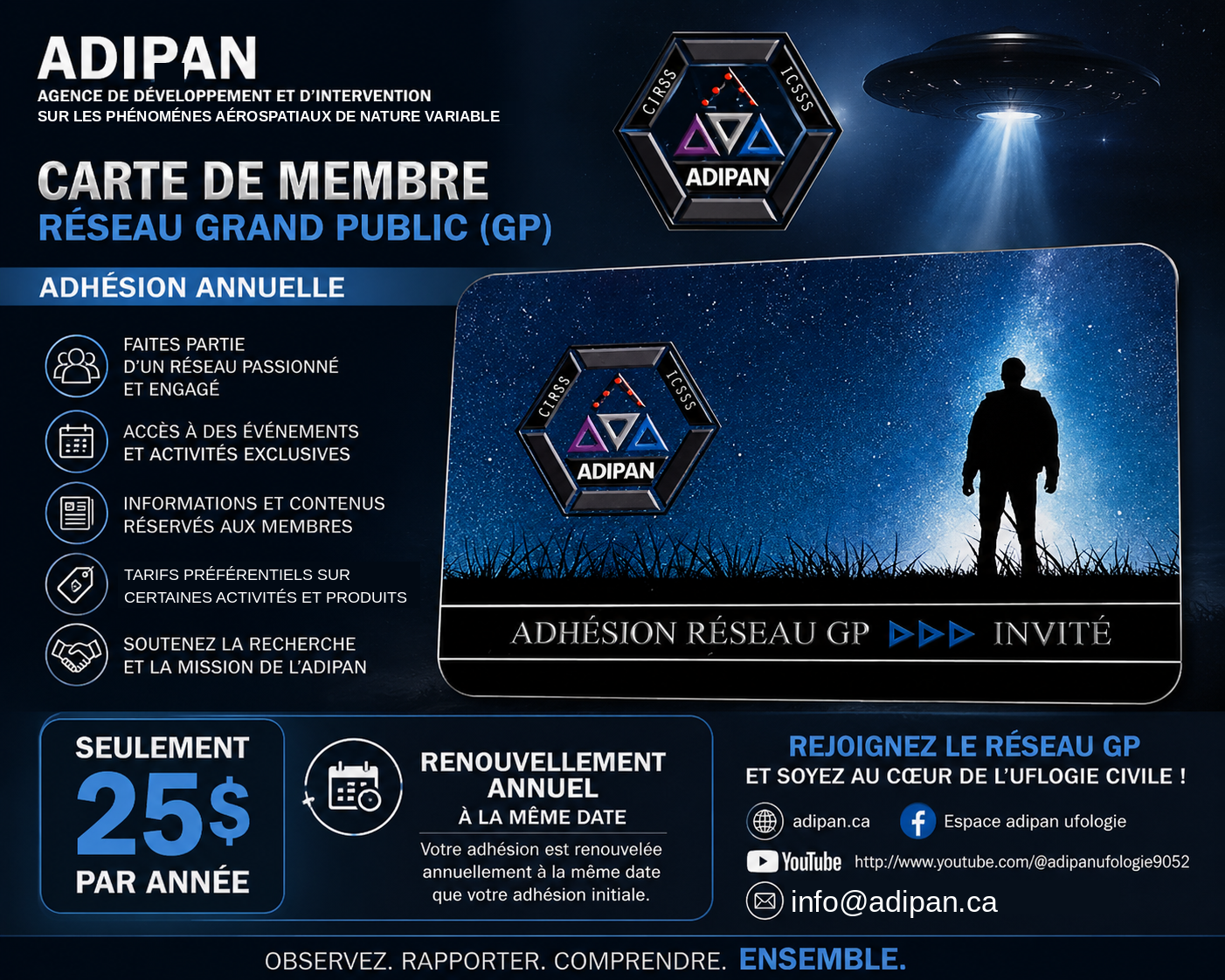 Votre carte de membre!