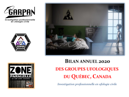 Bilan 2020 des observations et rencontres d’OVNIs et d’humanoides Bilan 2020 des observations et rencontres d’OVNIs et d’humanoides